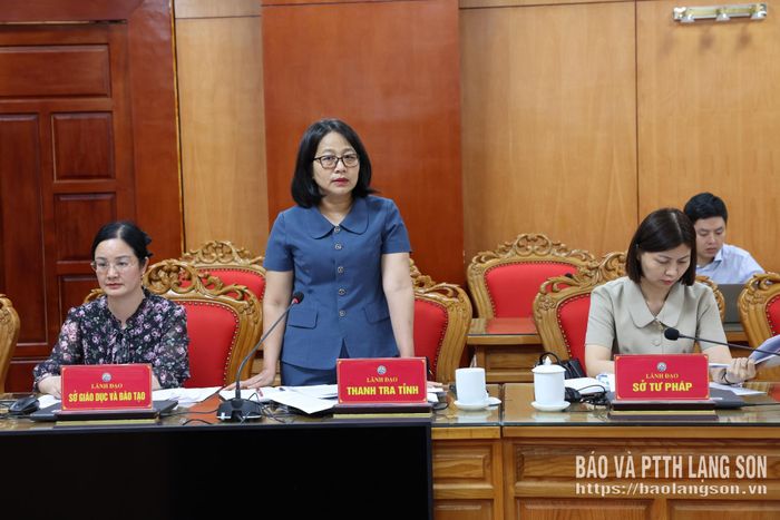 Lãnh đạo Thanh tra tỉnh phát biểu thảo luận tại buổi giám sát