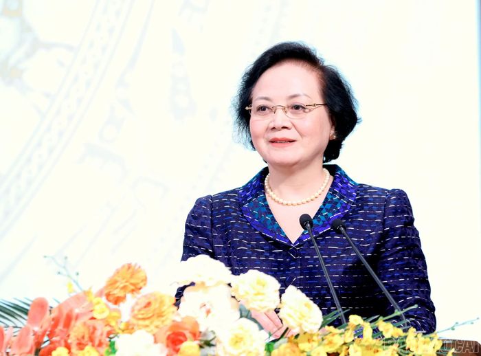 Bí thư Trung ương Đảng, Phó Thủ tướng Phạm Thị Thanh Trà phát biểu tại hội nghị.
