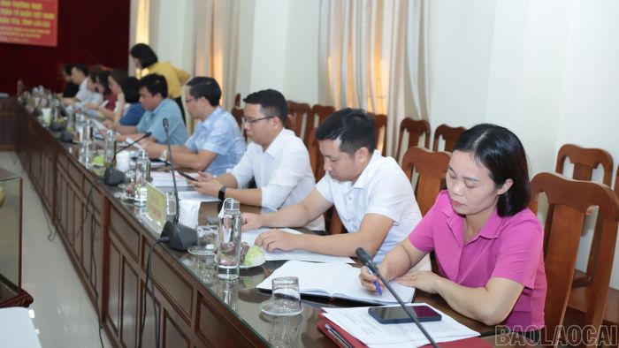 Đại biểu dự buổi làm việc