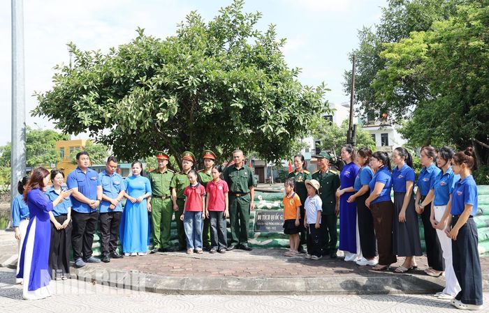 Di tích trận địa pháo phòng không Lam Hạ - nơi ghi dấu sự hy sinh của 10 nữ dân quân trong những năm kháng chiến chống Mỹ.