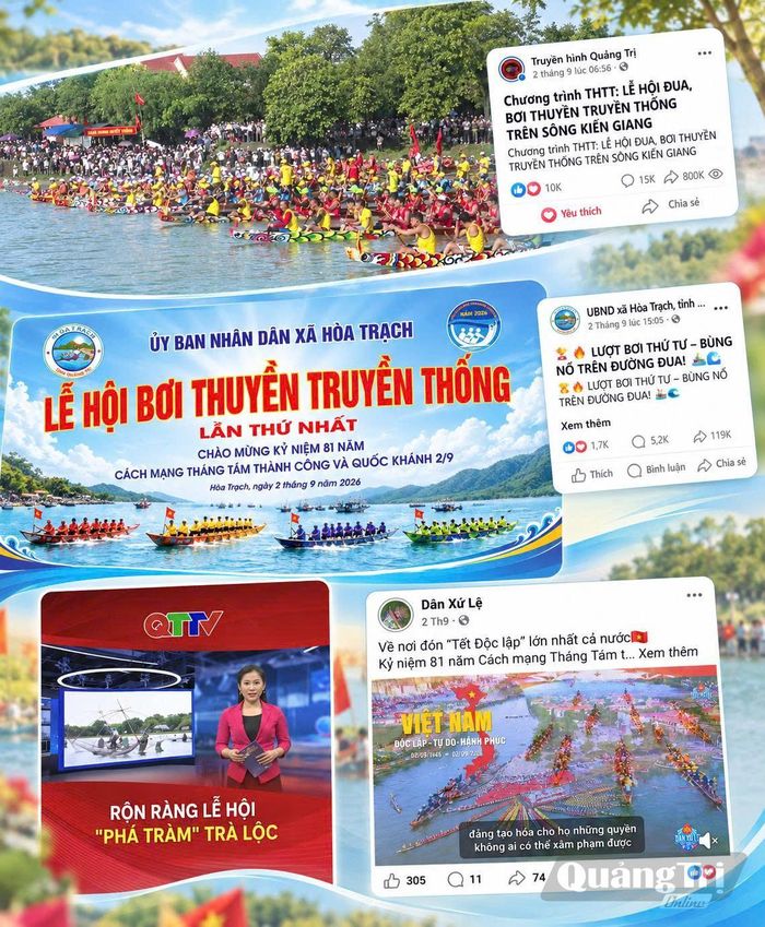 Một không gian lễ hội sôi động trên... nền tảng số! - Ảnh: M.N