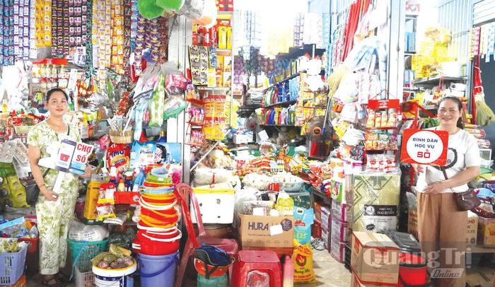 Mô hình “Chợ số”, bước đột phá trong lĩnh vực thương mại ở Đồng Hới - Ảnh: H.Tr