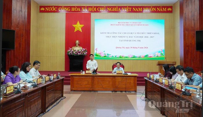 Quang cảnh buổi làm việc - Ảnh: H.L