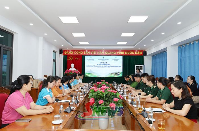 Ký kết Kế hoạch phối hợp tổ chức Chương trình "Đồng hành cùng phụ nữ biên cương" giai đoạn 2026-2030.