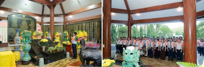 Đoàn Phân Bón Miền Nam tưởng niệm các Anh hùng liệt sĩ tại Khu di tích Ngã ba Đồng Lộc
