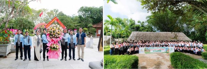 Đoàn Phân Bón Miền Nam dâng hoa tại Cụm di tích Hoàng Trù - quê ngoại Chủ tịch Hồ Chí Minh