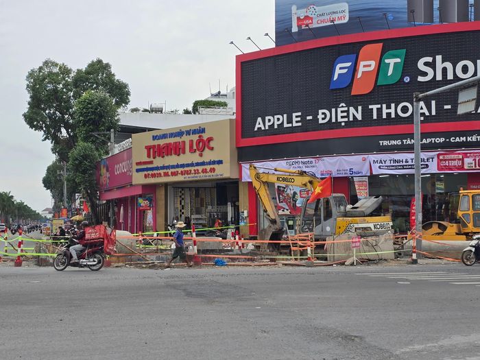 Hiện công tác giải phóng mặt bằng tại Nút giao số 4 cơ bản đã hoàn thành. 