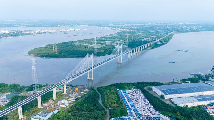 Cuối cùng, cầu Phước Khánh đã hoàn thành và chính thức đưa vào khai thác lúc 0h ngày 1/10/2026, nối liền tuyến cao tốc kết nối miền Đông và Tây Nam Bộ.