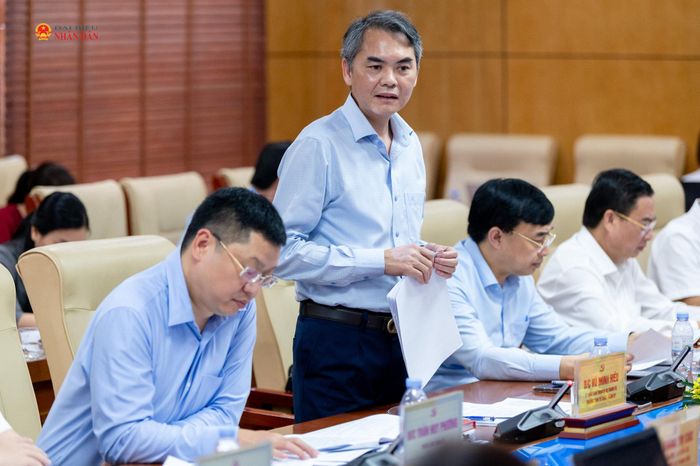 Trưởng Ban Tổ chức Thành ủy Bắc Ninh Vũ Minh Hiếu phát biểu tại Hội nghị