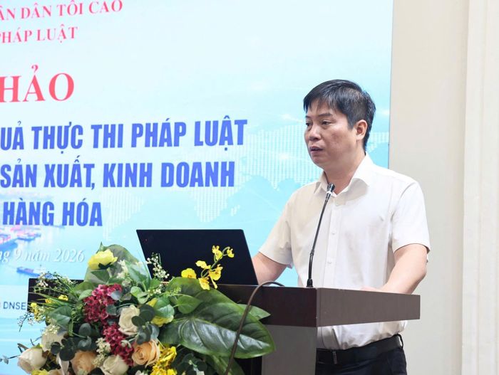 Ông Nguyễn Đức Dũng, Trưởng phòng Thanh tra và Giải quyết khiếu nại, Cục Sở hữu trí tuệ, Bộ Khoa học và Công nghệ.