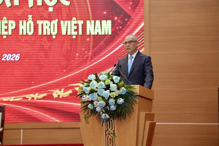  Bí thư Tỉnh ủy Phú Thọ Phạm Đại Dương phát biểu tại hội thảo. Ảnh: Ban Chính sách, chiến lược Trung ương. 