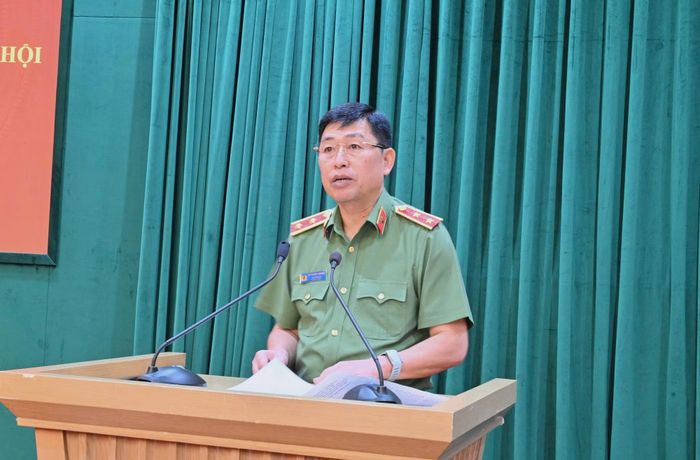 Trung tướng Vũ Thanh Chương, Cục trưởng Cục Khoa học, chiến lược và lịch sử Công an.