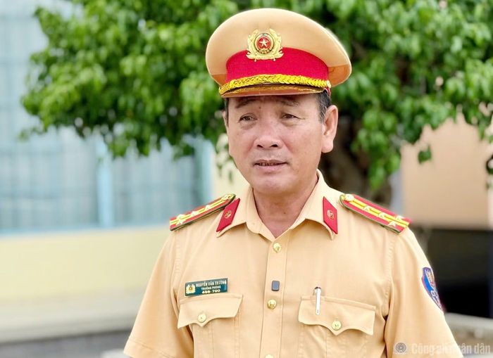 Đại tá Nguyễn Văn Trường, Trưởng phòng Cảnh sát giao thông Công an tỉnh An Giang.