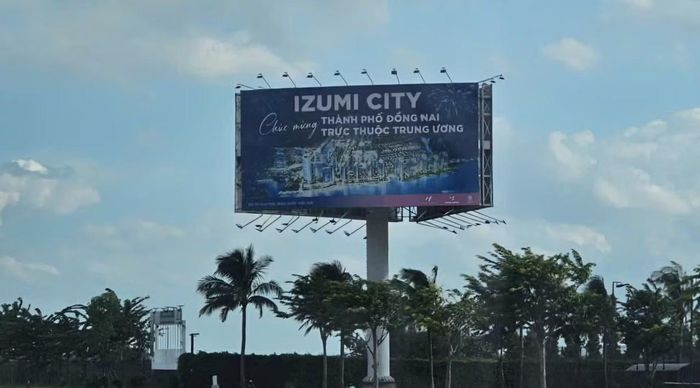 Đường vào dự án IZUMI tại Đồng Nai.