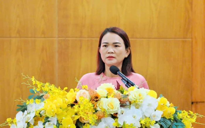 Bà Huỳnh Lê Như Trang, Phó Giám đốc Sở Giáo dục và Đào tạo Thành phố Hồ Chí Minh.