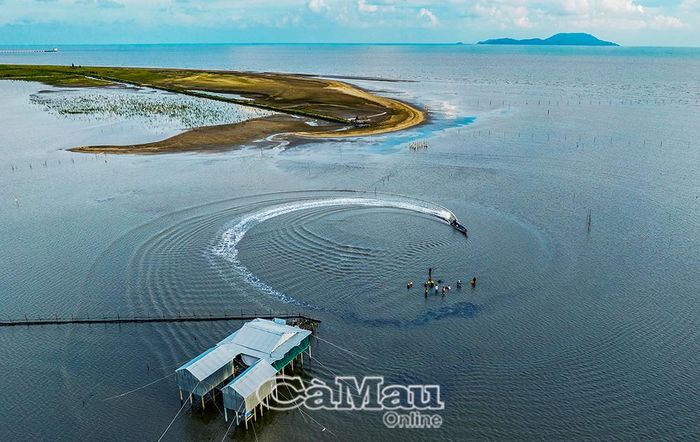 Ðiều kiện tự nhiên bãi bồi vùng ven biển xã Ðất Mũi có tiềm năng phát triển du lịch trải nghiệm độc đáo.