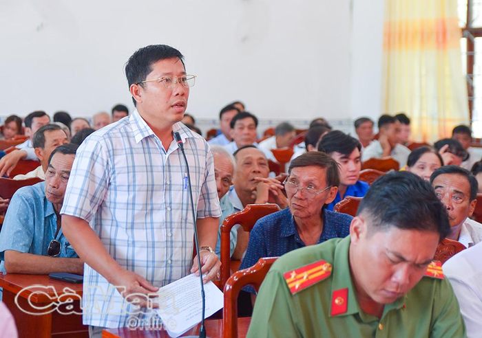 Cử tri Biện Quốc Cường, ấp Cái Giếng, xã Tân Hưng, đề xuất tăng số lượng biên chế, bổ sung chế độ trợ cấp cho viên chức làm việc tại Trung tâm công ích cấp xã.