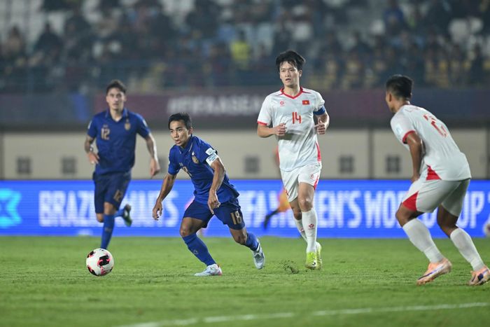 Chanathip hướng tới trận chung kết FIFA ASEAN Cup 2026 cùng tuyển Thái Lan. Ảnh: FA Thailand