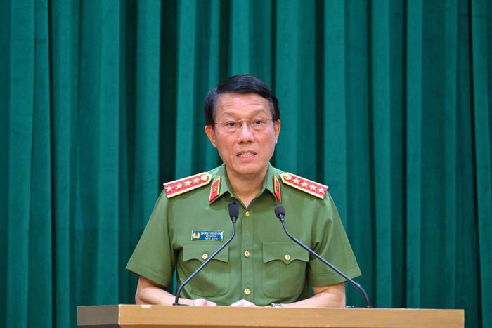 Bộ trưởng Lương Tam Quang phát biểu khai mạc Hội nghị.