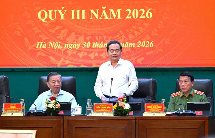  Chủ tịch Quốc hội Trần Thanh Mẫn phát biểu chỉ đạo tại Hội nghị