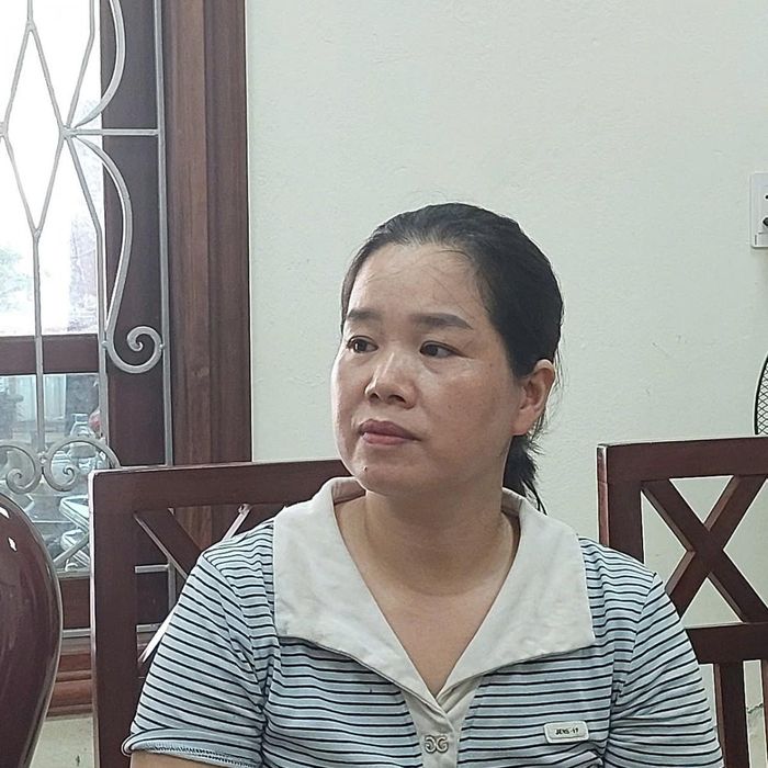 Chị Nguyễn Thị Hưng Giám đốc HTX nấm lim xanh người mạnh dạn áp dụng khoa học công nghệ khai phá nghề trồng nấm lim xanh ở Tiên Lục (Bắc Ninh). Ảnh NT