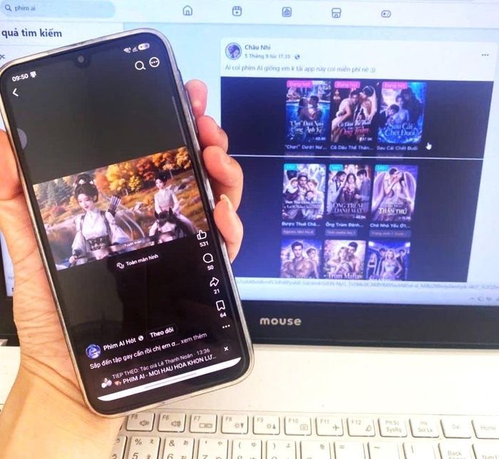 Một tập phim chỉ vài phút nhưng người xem có thể xem liên tục hàng chục tập.