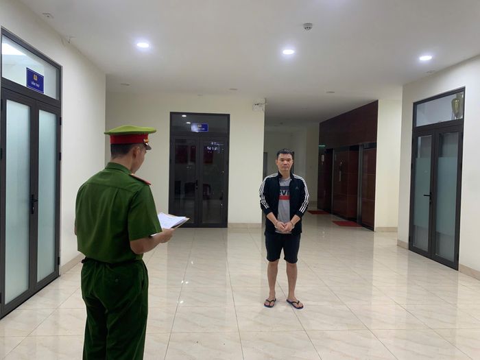 Trần Văn Quân bị khởi tố. (Ảnh: C.A)