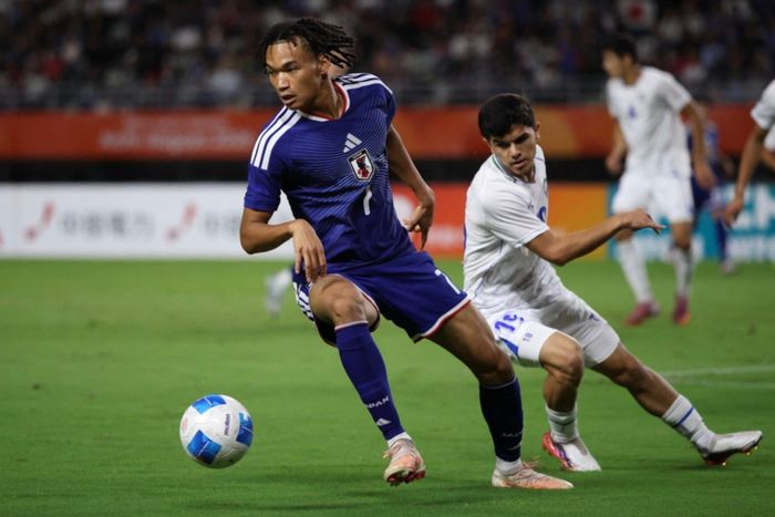 U23 Nhật Bản đánh bại U23 Uzbekistan ở vòng bán kết. (Ảnh: Reuters)