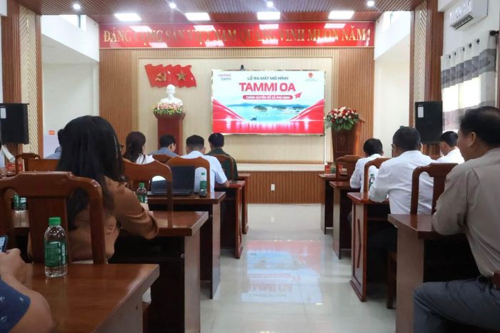 Lễ ra mắt mô hình "Tammi OA - Chính quyền số xã Phú Ninh".