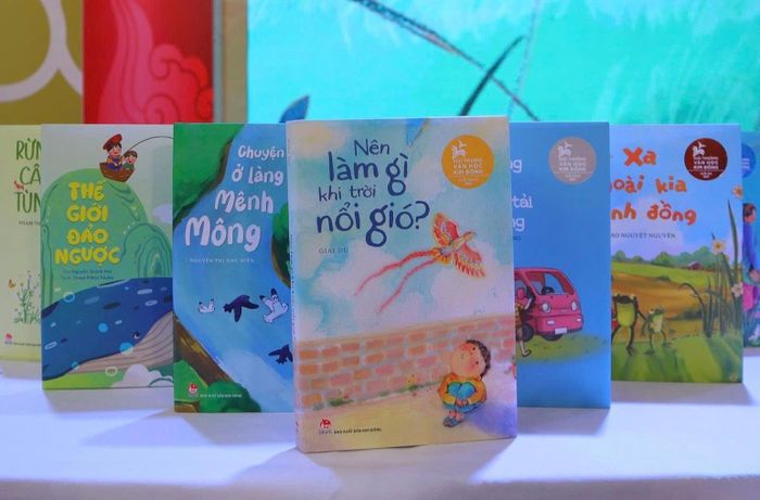 Một số tác phẩm giành Giải thưởng văn học Kim Đồng lần thứ nhất. Ảnh: NXB Kim Đồng