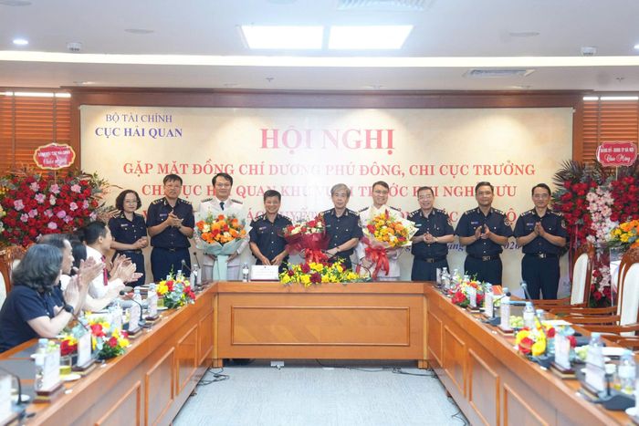 Chiều 30-9, tại trụ sở Chi cục Hải quan khu vực I, Cục Hải quan tổ chức Hội nghị công bố các quyết định về công tác cán bộ. Ảnh: Phạm Hùng