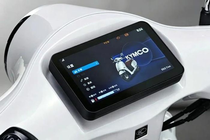 Kymco KR125 Smart Edition được trang bị màn hình TFT màu 6,2 inch