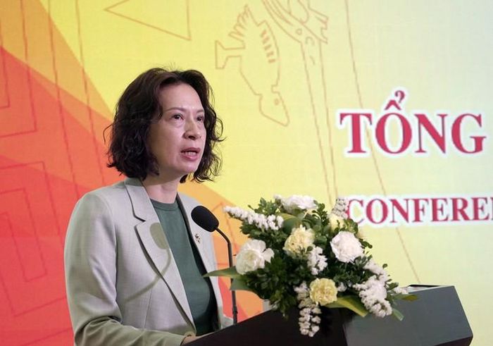 Thứ trưởng Bộ Y tế Nguyễn Thị Liên Hương phát biểu khai mạc Hội nghị. Ảnh: Lê Bảo