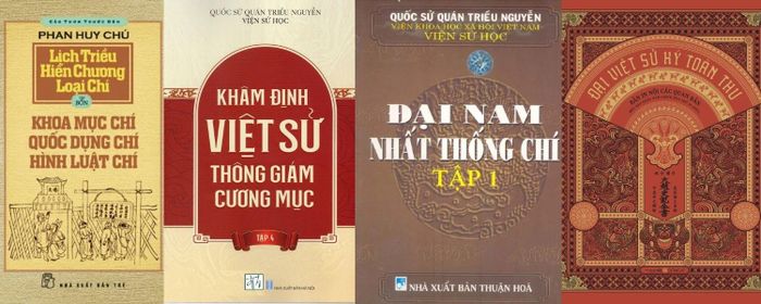  Các cuốn sách ghi chép về lịch sử hình thành và phát triển của điện Kính Thiên. 