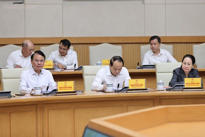 Bộ trưởng Bộ VHTTDL Lâm Thị Phương Thanh và các đại biểu dự Hội nghị. Ảnh: chinhphu.vn