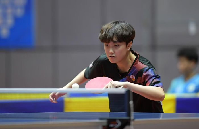 Sau tấm Huy chương Vàng đơn nữ tại Giải vô địch Bóng bàn quốc gia Báo Nhân Dân lần thứ 44, Trần Mai Ngọc tiếp tục tỏa sáng với 3 Huy chương Vàng tại giải lần này. (Ảnh: T&T)