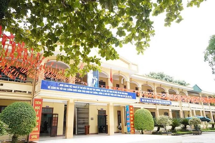 Sau thực hiện sắp xếp xã Vĩnh Linh có 7 trường học. (Ảnh: Mỹ Hằng)