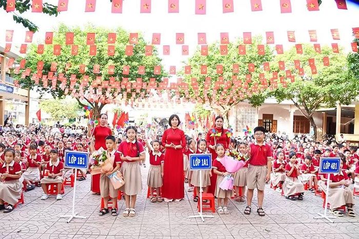 Các trường học ở Vĩnh Linh sẵn sàng bước vào mô hình mới. (Ảnh: Mỹ Hằng)