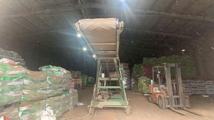 Xưởng sản xuất phân bón giả của các đối tượng. (Ảnh: CTV)