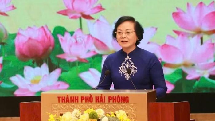 Phó Thủ tướng Phạm Thị Thanh Trà phát biểu chỉ đạo tại Lễ phát động. (Ảnh: ĐÀM THANH)
