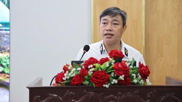 Phó Chi cục trưởng Chi cục Chăn nuôi và Thú y thành phố Lê Việt Bảo phát biểu tại hội thảo. (Ảnh: CTV)