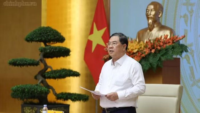 Phó Thủ tướng Thường trực Chính phủ Phạm Gia Túc phát biểu ý kiến tại cuộc họp. (Ảnh: chinhphu.vn/Phương Nguyên)