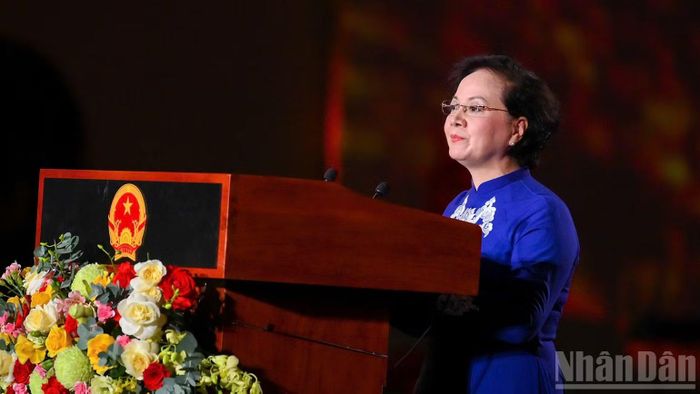 Phó Thủ tướng Chính phủ Phạm Thị Thanh Trà phát biểu khai mạc Lễ hội.