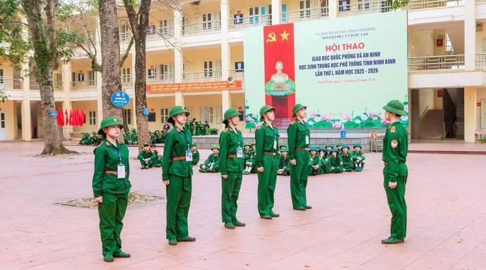 Học sinh Ninh Bình tham gia Hội thao Giáo dục quốc phòng và an ninh năm học 2025 – 2026.