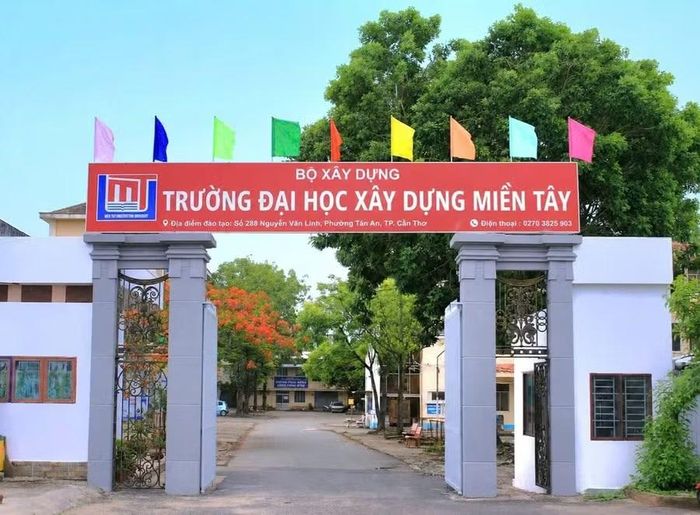 Địa điểm đào tạo tại Cần Thơ của Trường ĐH Xây dựng miền Tây.