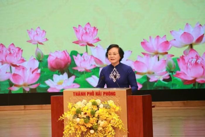Phó Thủ tướng Chính phủ, Chủ tịch Ủy ban Quốc gia về người cao tuổi Việt Nam Phạm Thị Thanh Trà phát biểu tại Lễ phát động.