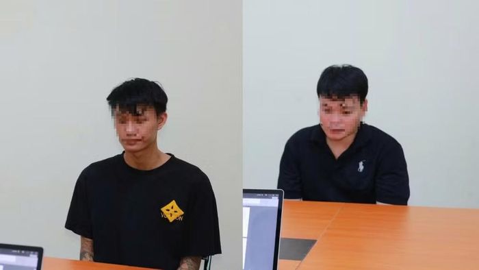 Hai đối tượng Bùi Ngọc Minh và Lý Văn Đáp. Ảnh: CACC