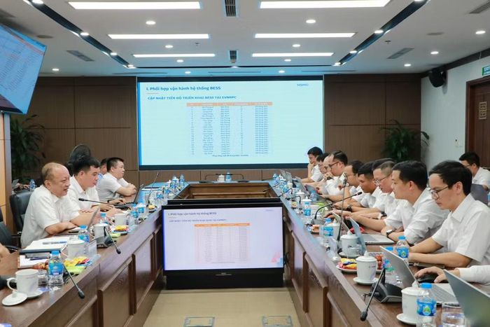 Toàn cảnh cuộc họp giữa EVNNPC và NSMO về phối hợp vận hành BESS và công tác quản trị phụ tải
