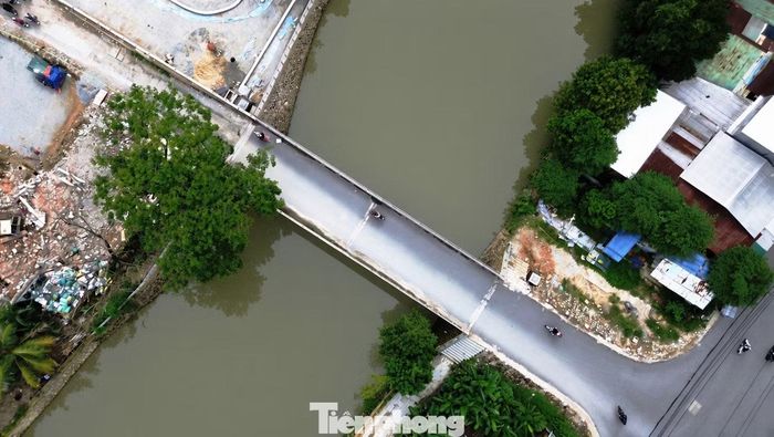 Tuyến dẫn đầu cầu phía đường Phạm Thị Liên đã hoàn thiện và kết nối﻿ đồng bộ với hệ thống giao thông hiện hữu của phường Kim Long.