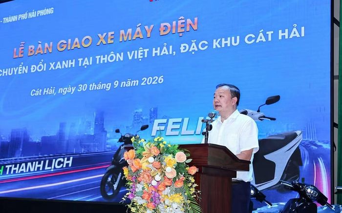 Ông Phan Viết Điện - Chủ tịch UBND đặc khu Cát Hải, TP Hải Phòng.